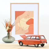Citroën Ami 8 Break 1975 Ténéré Orange 1/18