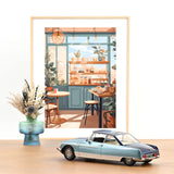 Citroën DS 21 Le Léman 1968 Light and Dark Blue 1:18 - 300pcs