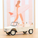 Citroën Méhari 2023 Sorbet Blanc et Rose 1/18