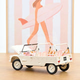 Citroën Méhari 2023 Sorbet Blanc et Rose 1/18