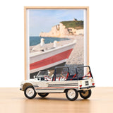 Citroën Méhari 2016 Bleu Blanc Rouge 1/18