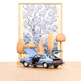 Ford Capri Mk.III 2.8 Injection RHD 1984 Bleu Paris métallisé 1/18