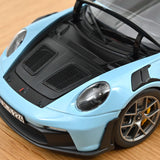 Porsche 911 GT3 RS avec Pack Weissach 2022 Bleu Gulf 1/18