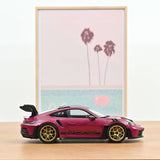 Porsche 911 GT3 RS w/Weissach Pack 2022 Ruby Star  1:18