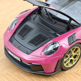 Porsche 911 GT3 RS w/Weissach Pack 2022 Ruby Star  1:18