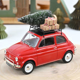 Fiat 500 L 1968 Red Christmas 1:18