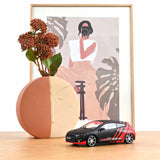 VW Scirocco CESAM PTRS 2009 Black/Red 1:18