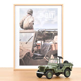 Jeep Militaire 1944 D-Day 1/18