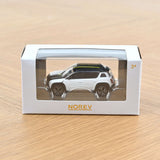 Renault 4 E-Tech Electric 2025 Glacier White and Black 1:64