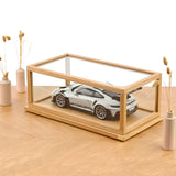 Boîte vitrine en verre et chêne FSC NOREV 1/12