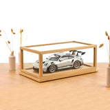 Boîte vitrine en verre et chêne FSC NOREV 1/12