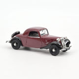 Citroën Traction 7C Faux Cabriolet 1937 Dark Red 1:43