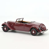 Citroën Traction Cabriolet 1938 Dark Red 1:18