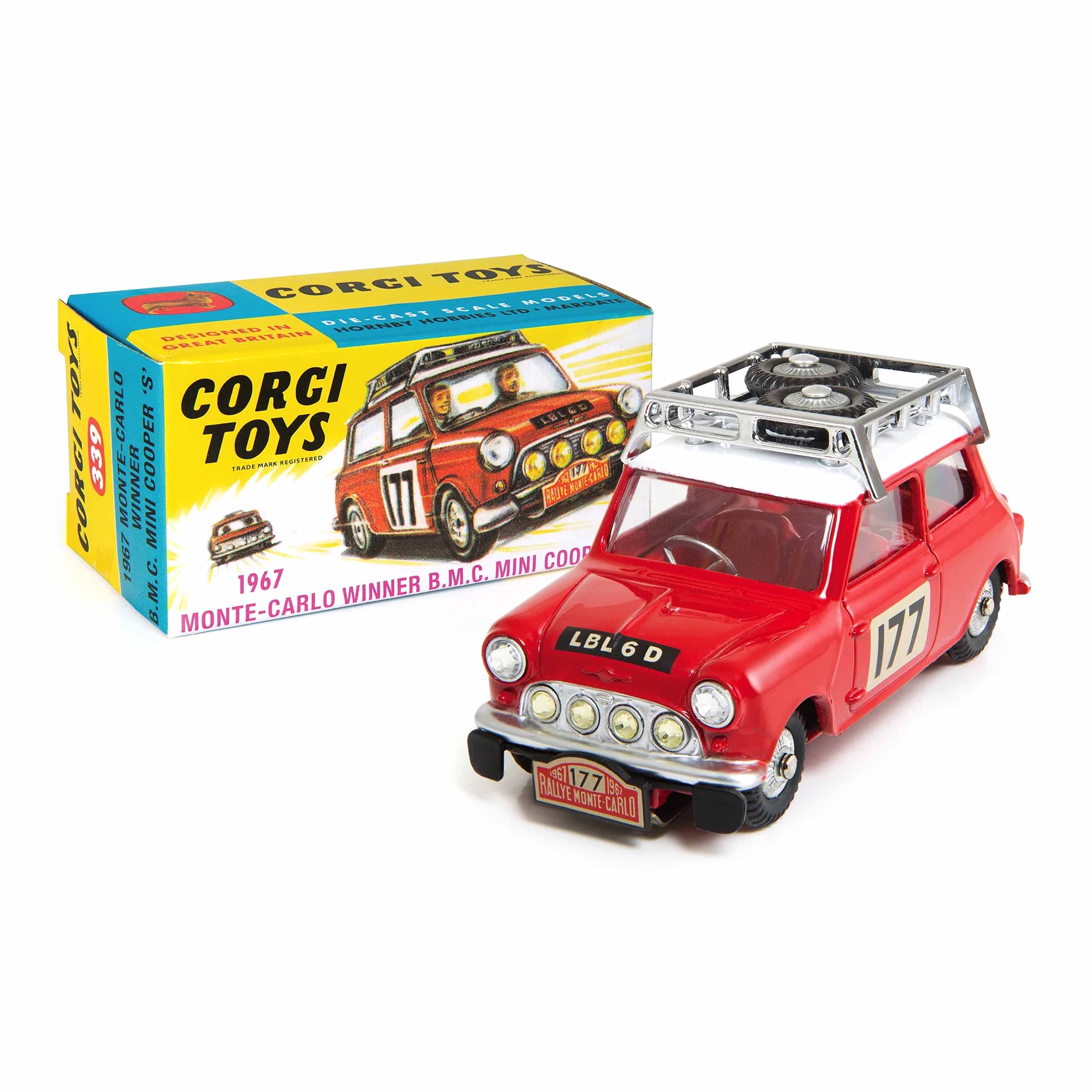 1/43 MINI COOPER Mk1 #177 Rally Monte Carlo 1967 Voiture Miniature 1/43 MINI COOPER Mk1 #177 Rally Monte Carlo 1967 Voiture Miniature