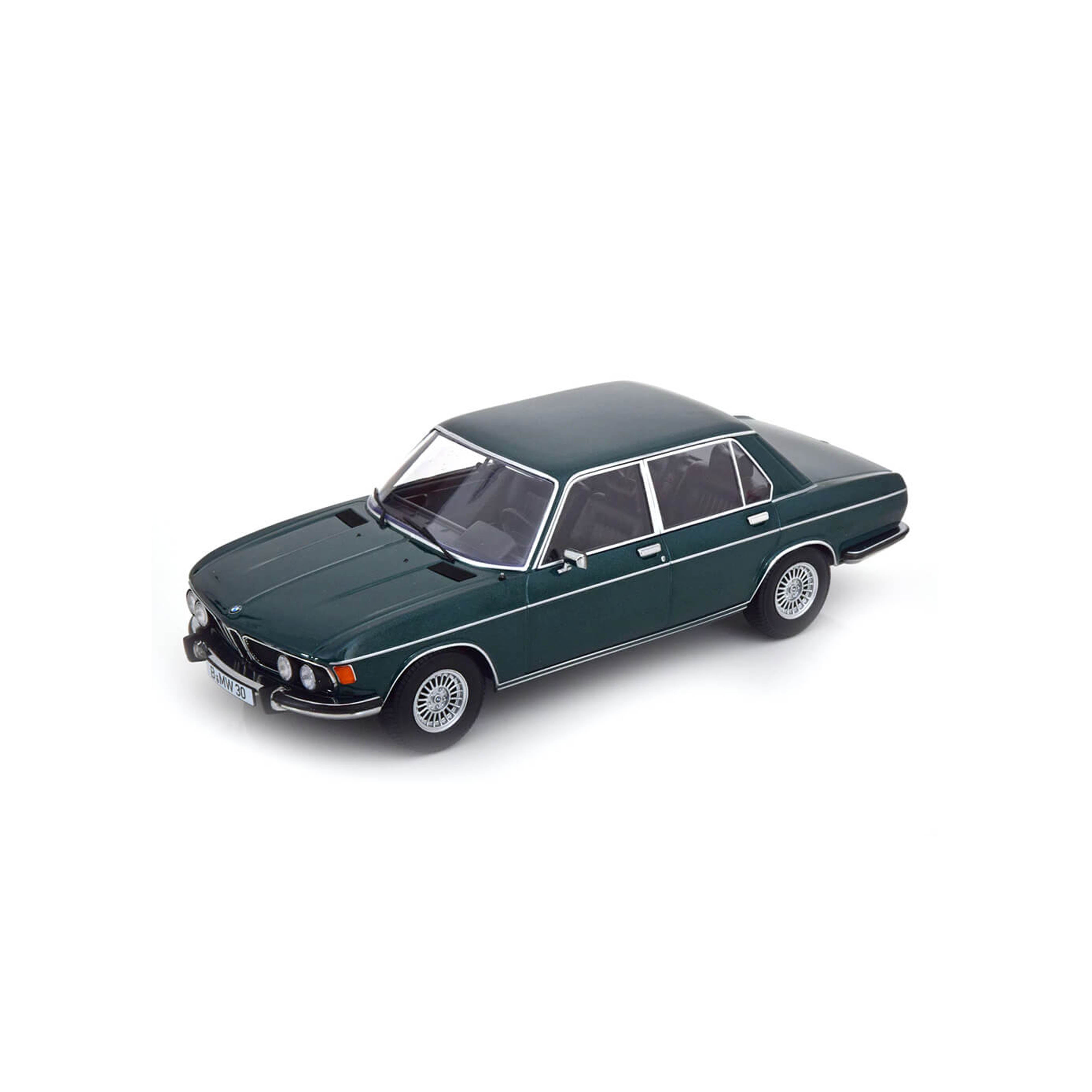 BMW 3.0S E3 2.Series 1971 Darkgreen Metallic 1:18 – Norev