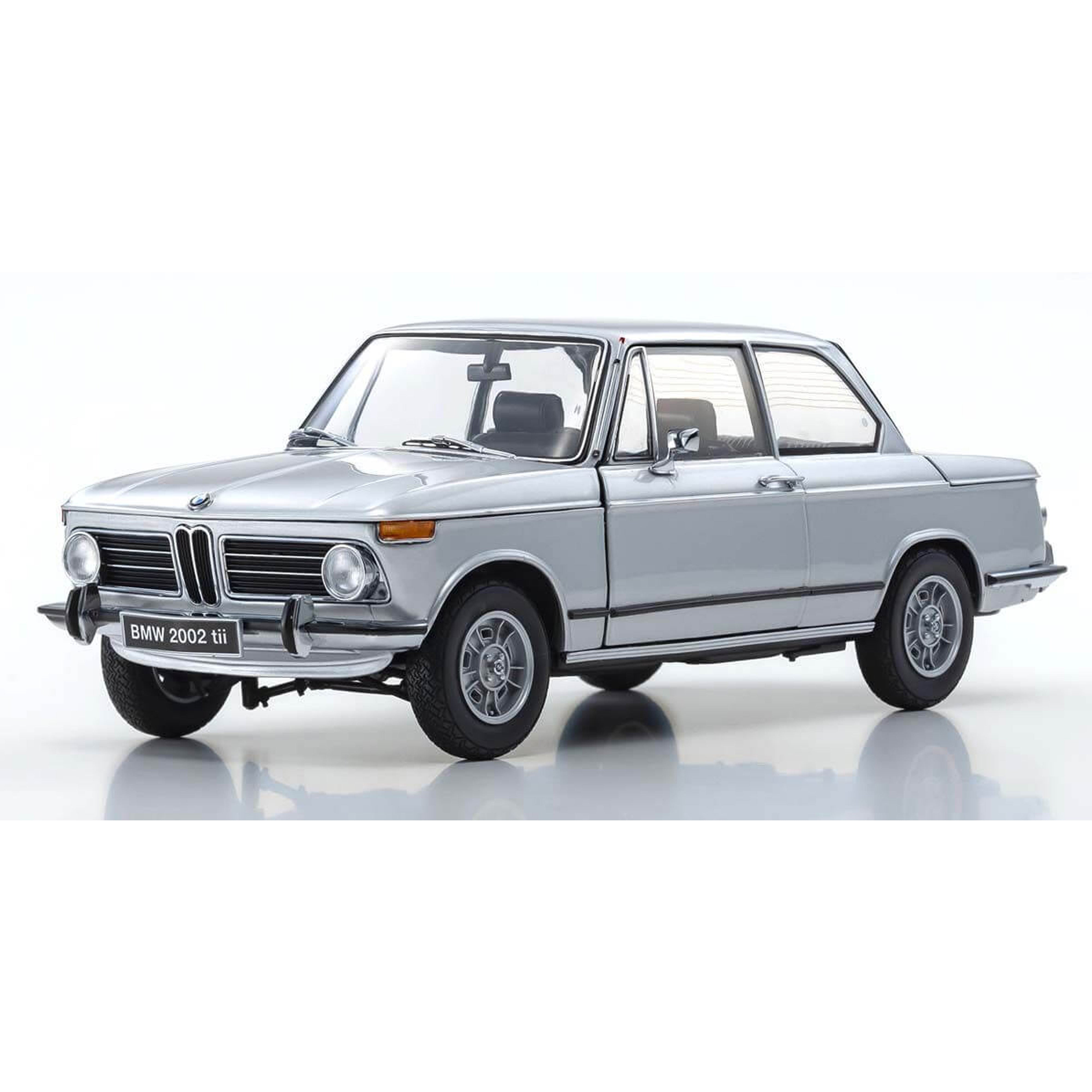 【京商】1/18　BMW2002tii 1/18 Scale BMW 2002 Tii Silver Model| Hobby Recreation Products