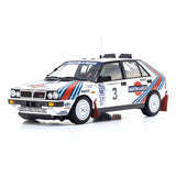 Lancia Delta HF 4WD 1987 Olympus Rally MARTINI ROSSI N°3 1/18
