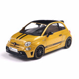 Fiat F595 Abarth Solido Works Jaune 2024 1/18