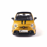 Fiat F595 Abarth Solido Works Jaune 2024 1/18