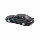 BMW Alpina B10 (E34) Biturbo Schwarz und Grün gestreift 1994 1:43
