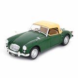 MG A MK1 with Softtop 1959 Green/Creme 1:18