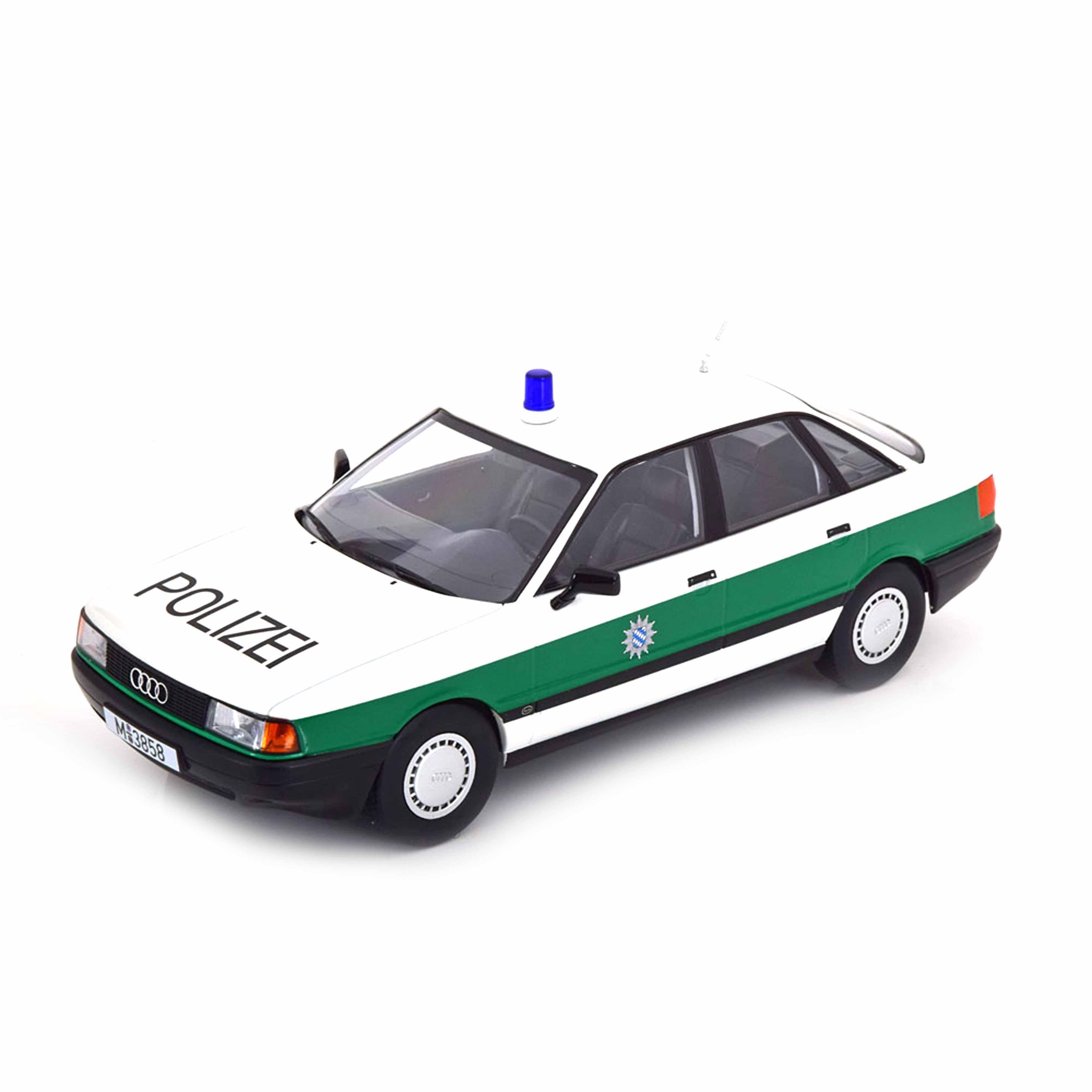 PROMO : 1800345 Audi 80 B3 Police allemande POLIZEI de 1989 au 1/18 de Triple9 PROMO : 1800345 Audi 80 B3 Police allemande POLIZEI de 1989 au 1/18 de Triple9