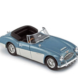 Austin Healey 3000 MK3 1964 Bleu métallisé & Ivoire 1/18