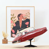 Citroën DS 19 Totem 1957 Rouge/Beige 1/12 - 300pcs