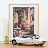 Citroën DS 23 Pallas 1973 Blanc et toit Vinyl Noir 1/12 - 200pcs