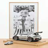 Porsche 911 GT3 RS 2022 Argent GT métallisé/Noir 1/12