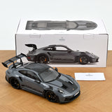 Porsche 911 GT3 RS avec Pack Weissach 2022 Gris arctique & noir 1/12