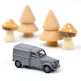 Citroën 2CV AU 1953 gris foncé 1/87