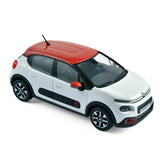 Citroën C3 2016 Banquise White&Aden Red 1:43
