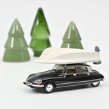 Citroën DS 21 Pallas 1972 Black with boat on roof 1:43
