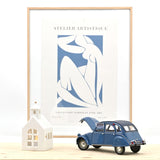 Citroën 2CV AZAM 1966 Cyclades Blue 1:17 - 200pcs