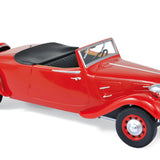 Citroën Traction Avant Convertible 11 B 1939 Red 1:18 - 100pcs