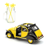 Citroën 2CV Charleston 1982 Jaune Helios et noir  1/18