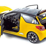 Citroën DS3 2010 Jaune Pégase&Noir 1/18