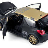 Citroën DS3 Racing 2013 Black Matt&Gold 1:18