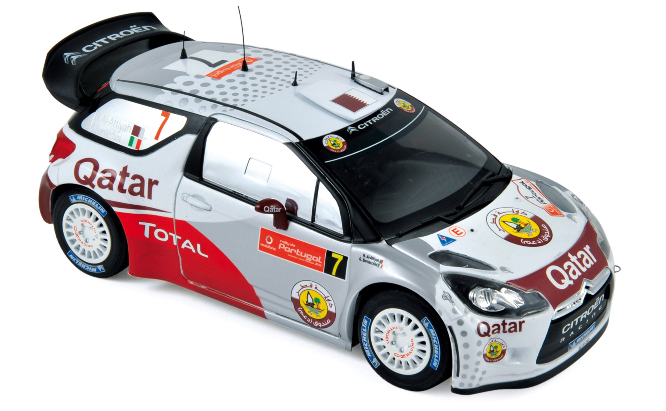 CITROEN DS3 WRC RALLYE DU PORTUGAL 2012 AL-ATTIYAH NOREV 1:18 4ème CITROEN DS3 WRC RALLYE DU PORTUGAL 2012 AL-ATTIYAH NOREV 1:18 4ème