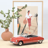 Citroën DS 19 Cabriolet 1961 Rouge Corail 1/18