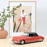 Citroën DS 19 Cabriolet 1961 Rouge Corail 1/18