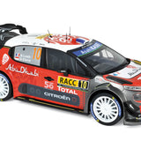Citroën C3 WRC 2018 Rally Catalonia 10 S.Loeb/D.Elena Winner 1:18