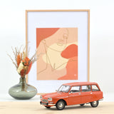 Citroën Ami 8 Break 1975 Ténéré Orange 1/18