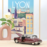 Citroën DS 23 Pallas 1972 Rouge Grenade et Gris métallisé 1/18ème