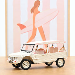 Citroën Méhari 2023  Weiss und Rosa 1:18