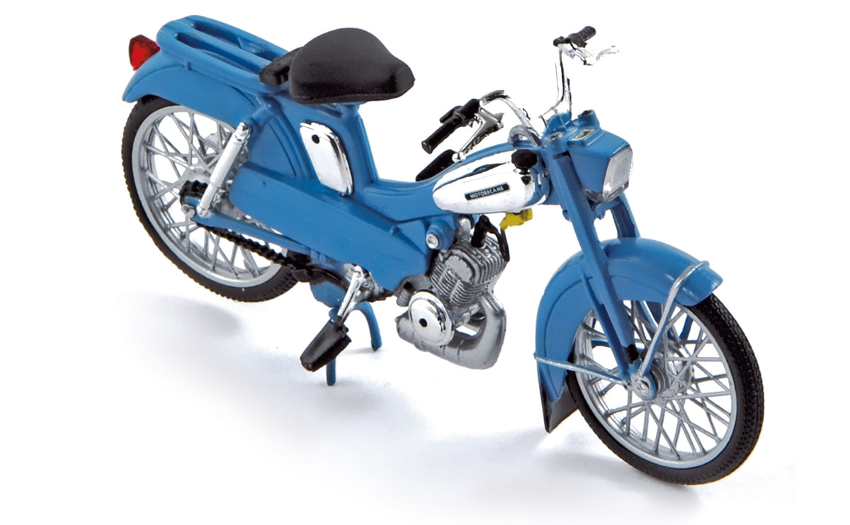 Modèle Réduit Norev Mobylette Motobécane AV65 Bleu - échelle 1/18, Métal/plastique, Occasion Excellent état
