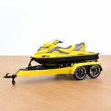 Mustang + Jet Ski Parotech Jaune CESAM 1/18