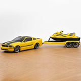 Mustang + Jet Ski Parotech Jaune CESAM 1/18