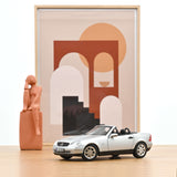 Mercedes-Benz SLK 1996 Brillant Silver 1:18